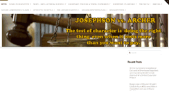 Desktop Screenshot of josephsonvsarcher.com